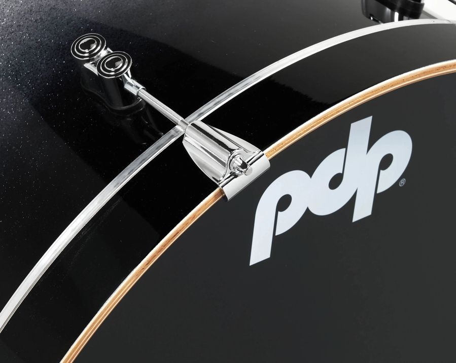PDP PDCM2215RB Concept Maple Shell Pack, 5pc, 22" Silver to Black Fade Lacquer PD-0017 фото