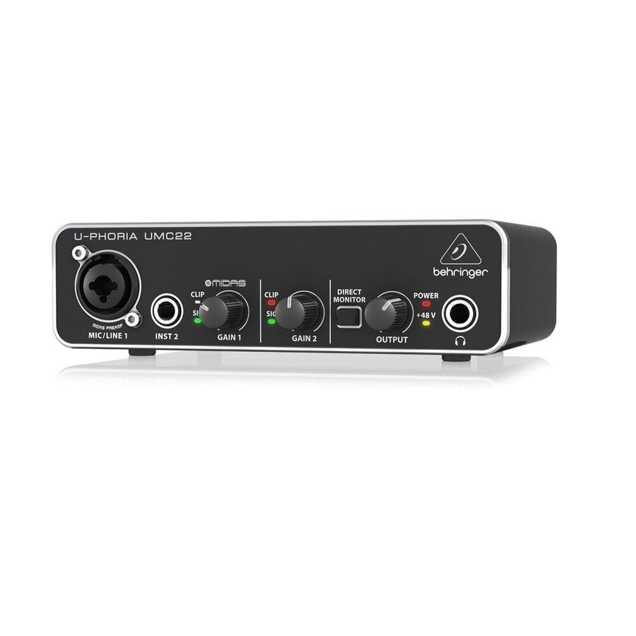 Аудіоінтерфейс Behringer U-Phoria UMC22 BE-0618 фото