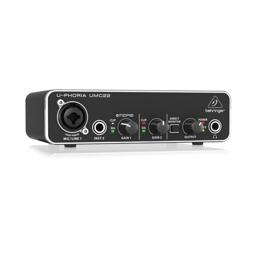 Аудіоінтерфейс Behringer U-Phoria UMC22 BE-0618 фото