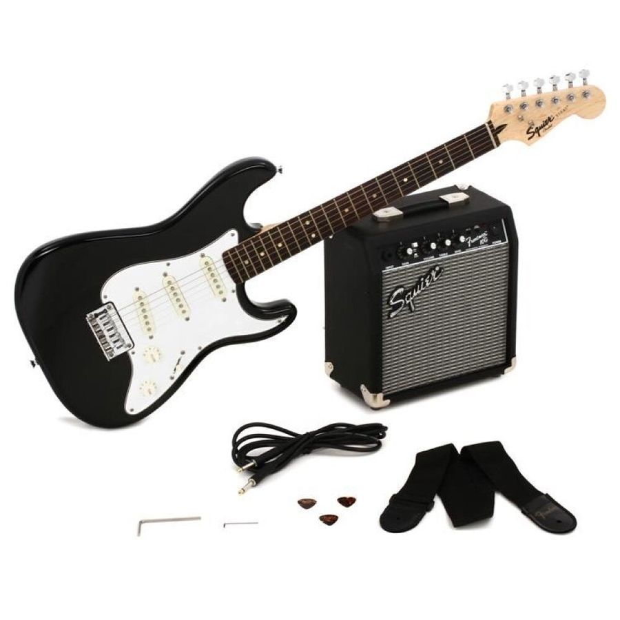 Гитарный&nbsp;набор Fender Squier Strat Pack SSS Black FE-0090 фото