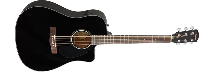 FENDER CD-60SCE BLACK WN Гитара электроакустическая FE-0064 фото