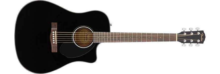 FENDER CD-60SCE BLACK WN Гитара электроакустическая FE-0064 фото