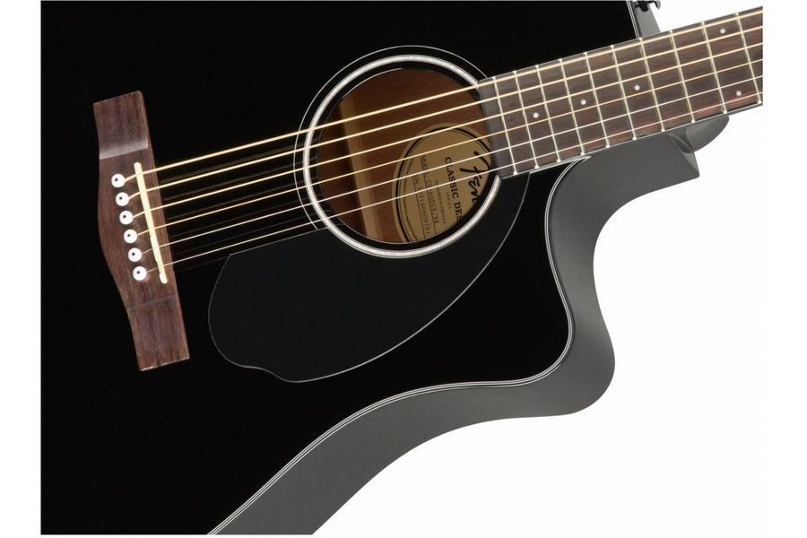 FENDER CD-60SCE BLACK WN Гитара электроакустическая FE-0064 фото