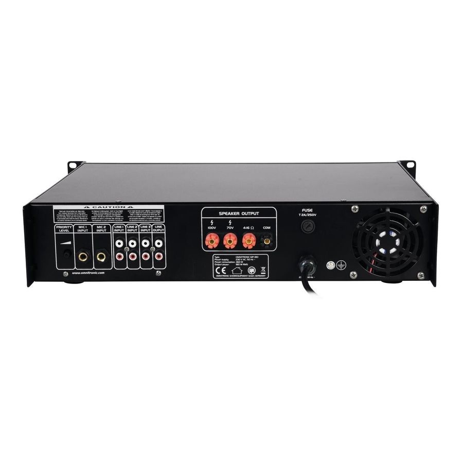 Трансляционный усилитель Omnitronic MP180 (80709630) OM-0882 фото