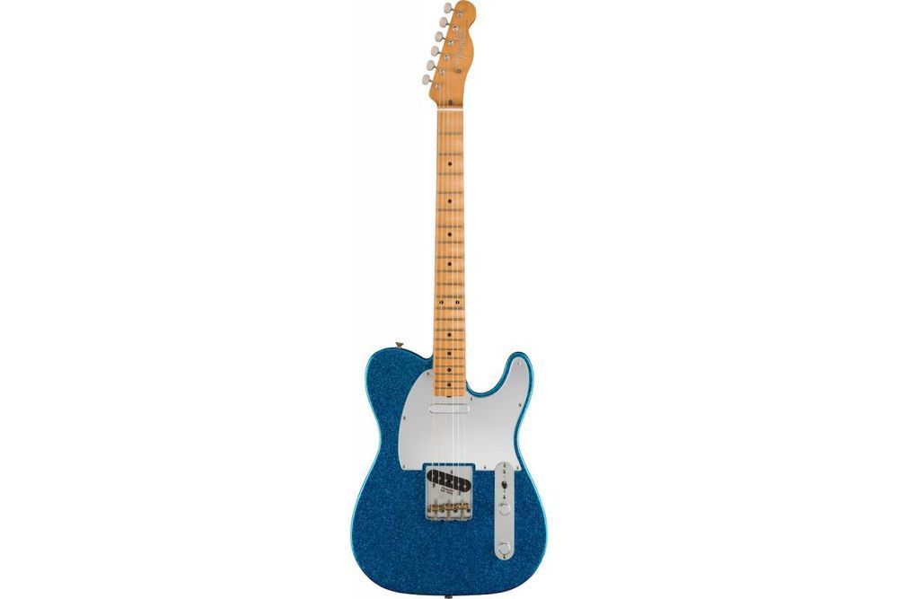 FENDER J MASCIS TELECASTER MN BOTTLE ROCKET BLUE FLAKE Электрогитара FE-0389 фото