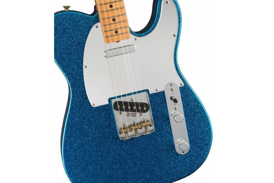 FENDER J MASCIS TELECASTER MN BOTTLE ROCKET BLUE FLAKE Електрогітара FE-0389 фото