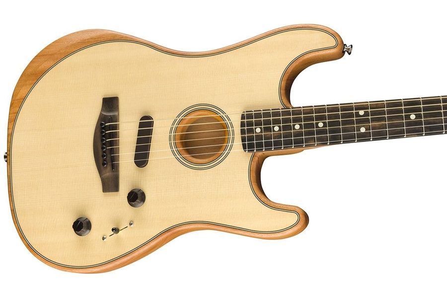FENDER AMERICAN ACOUSTASONIC STRATOCASTER NATURAL Електрогітара FE-0183 фото