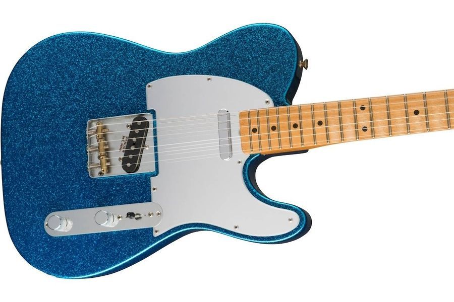 FENDER J MASCIS TELECASTER MN BOTTLE ROCKET BLUE FLAKE Електрогітара FE-0389 фото