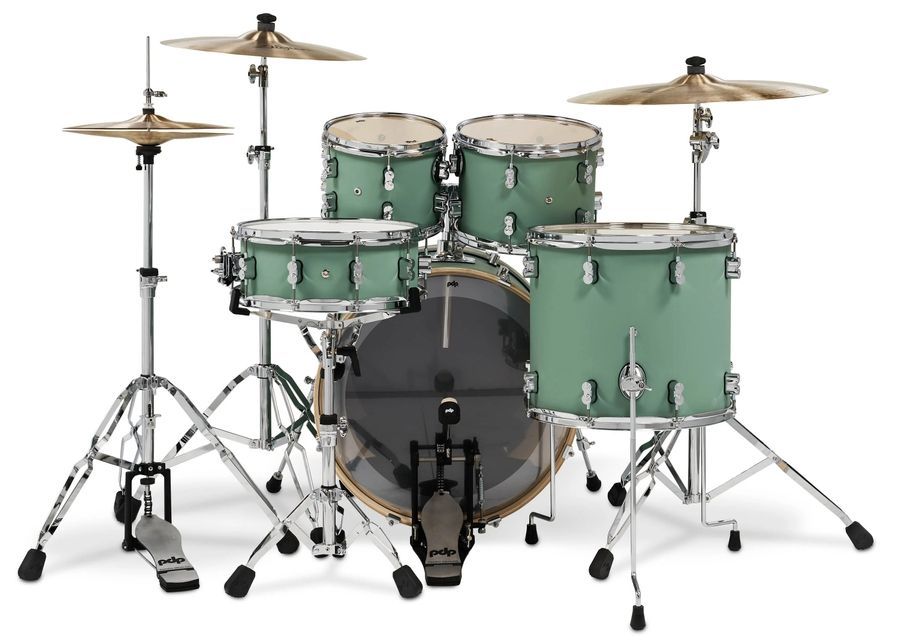 PDP PDCM2215RB Concept Maple Shell Pack, 5pc, 22" Satin Seafoam Finish Ply PD-0018 фото