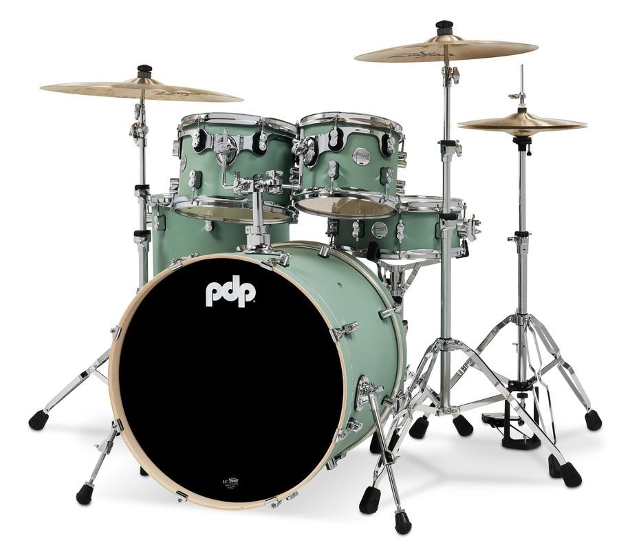 PDP PDCM2215RB Concept Maple Shell Pack, 5pc, 22" Satin Seafoam Finish Ply PD-0018 фото