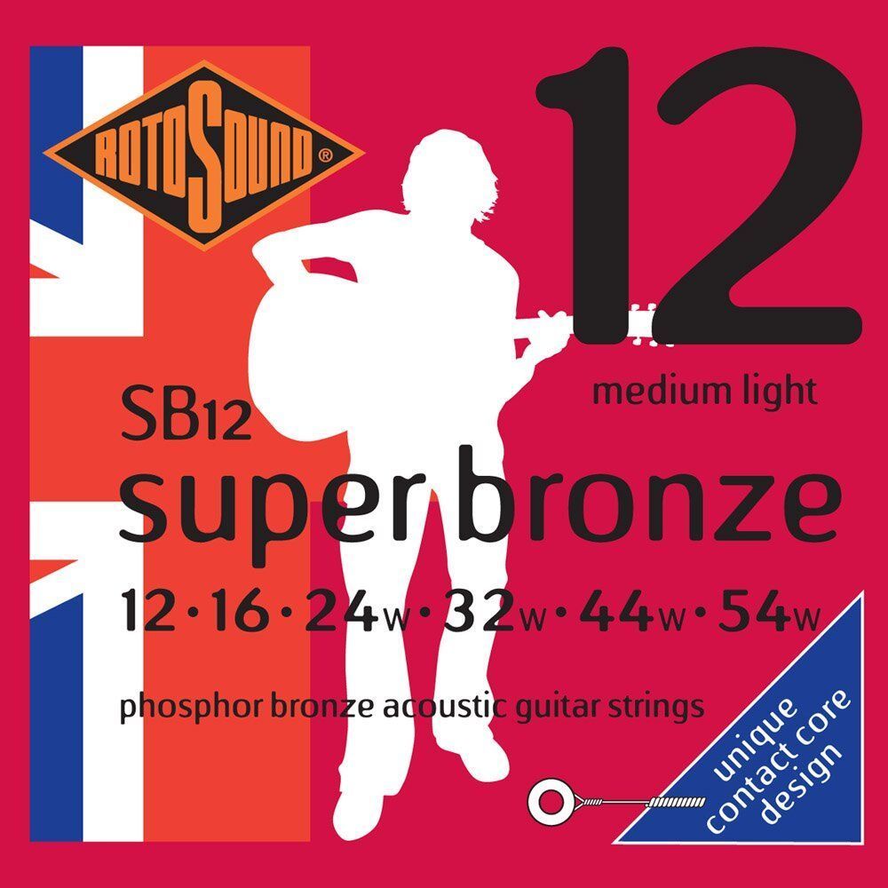 Струни для акустичної гітари Rotosound SB12 RS-0476 фото