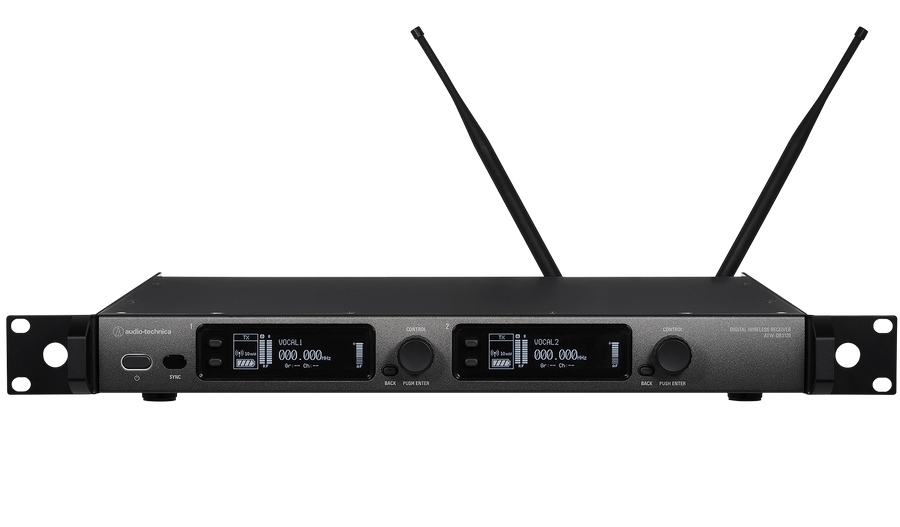 Двоканальний цифровий приймач для радіосистем Audio-Technica ATW-DR3120DAN AT-1037 фото