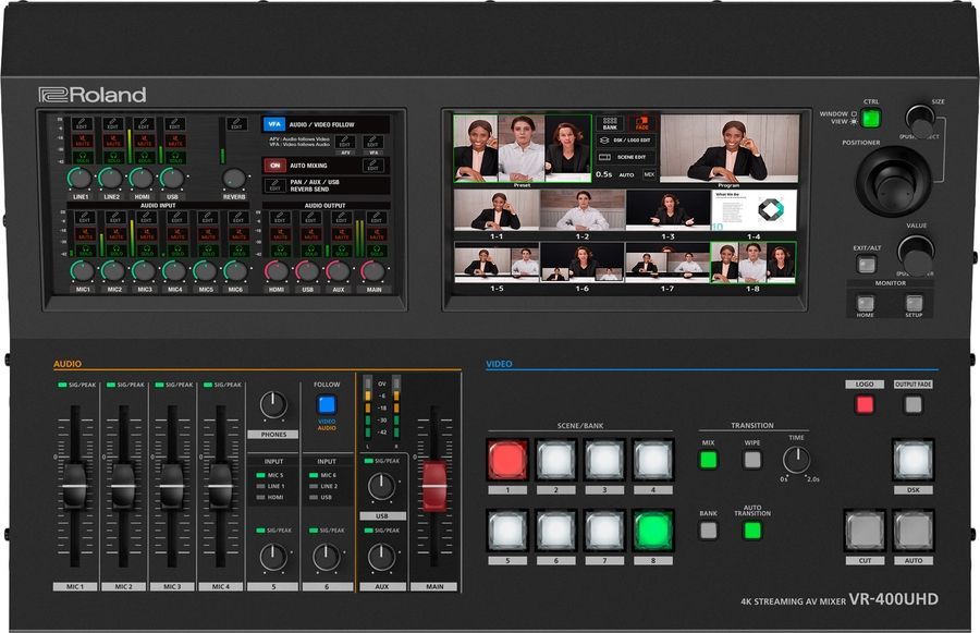 Видеомикшер 4К Roland VR-400UHD RO-2941 фото
