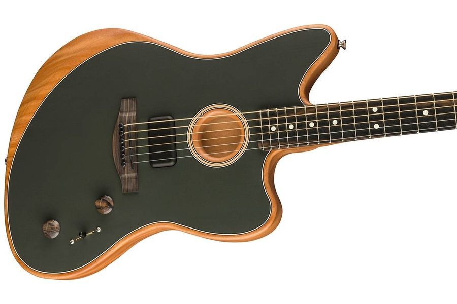 FENDER AMERICAN ACOUSTASONIC JAZZMASTER TUNGSTEN Электрогитара FE-0182 фото