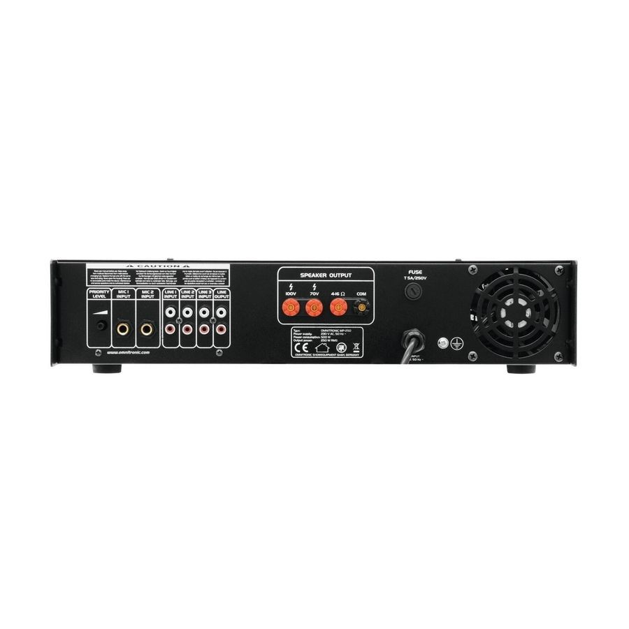 Трансляционный усилитель Omnitronic MP250 (80709640) OM-0884 фото
