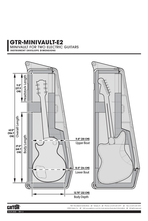 Gator GTR-MINIVAULT-E2 GC-1371 фото