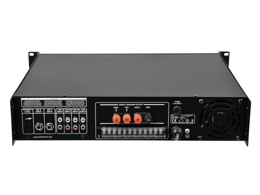 Трансляційний підсилювач Omnitronic MPVZ2506 OM-0900 фото