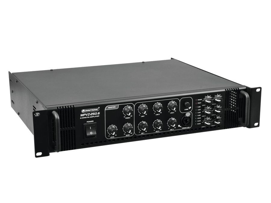 Трансляційний підсилювач Omnitronic MPVZ2506 OM-0900 фото
