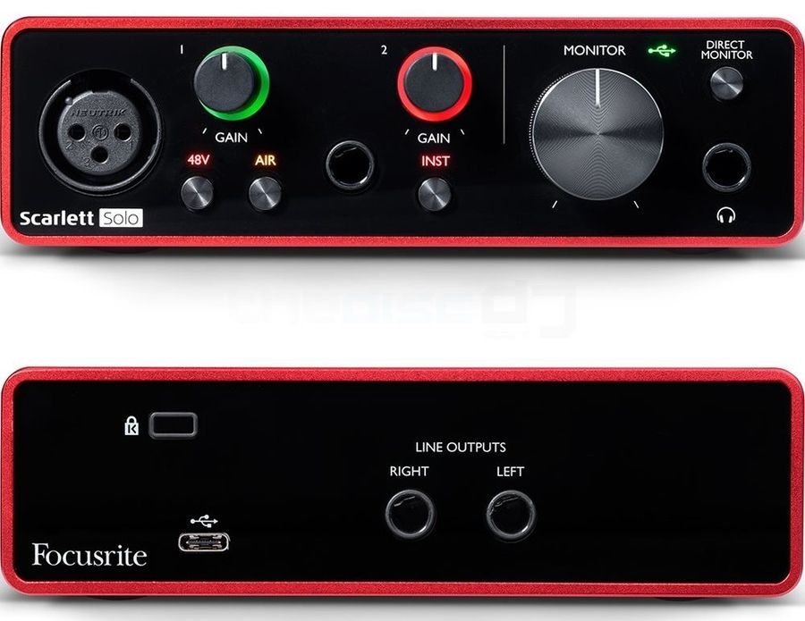 FOCUSRITE Scarlett Solo 3rd Gen Аудіоінтерфейс FR-0015 фото