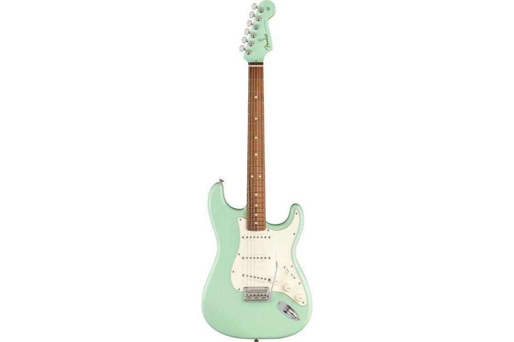 FENDER PLAYER STRATOCASTER PF SURF GREEN w/MATCHING HEADSTOCK LTD Електрогітара FE-0531 фото