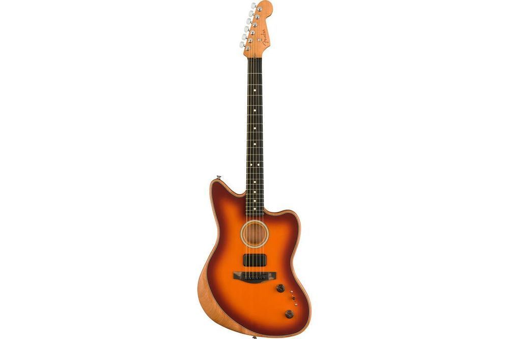 FENDER AMERICAN ACOUSTASONIC JAZZMASTER TOBACCO SUNBURST Электрогитара FE-0181 фото