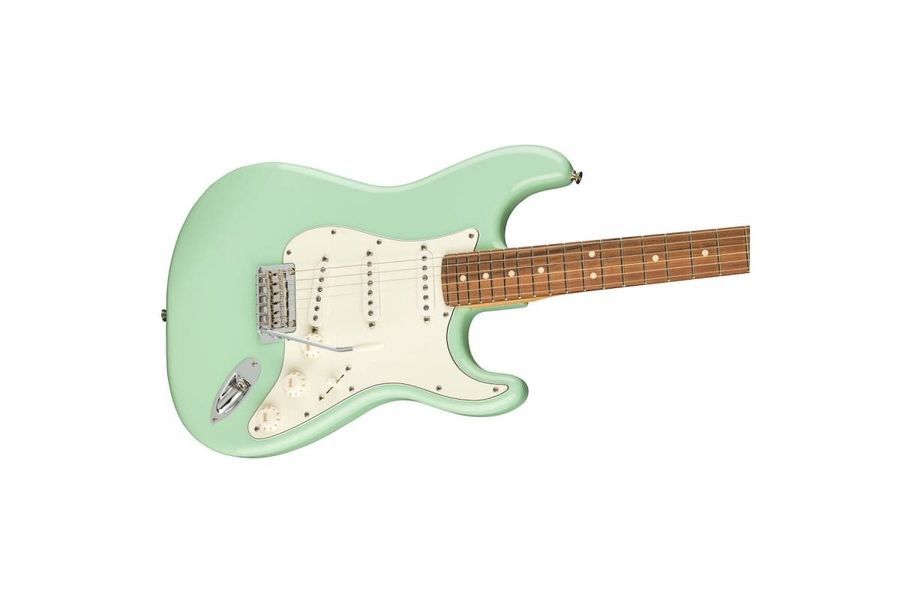 FENDER PLAYER STRATOCASTER PF SURF GREEN w/MATCHING HEADSTOCK LTD Электрогитара FE-0531 фото