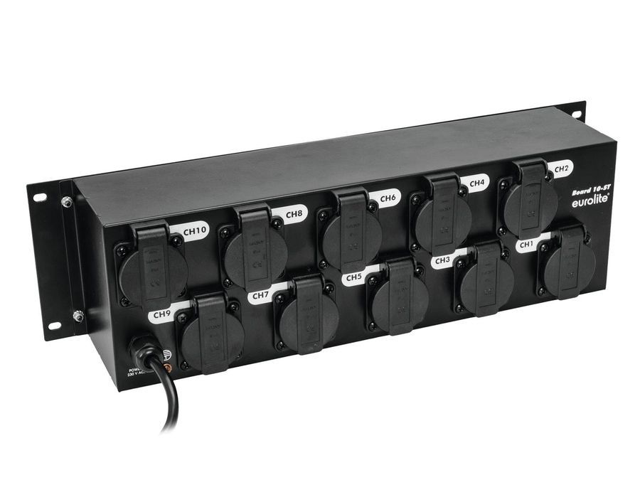 EUROLITE Board 10-ST with 10x Safety-Plug EL-0381 фото