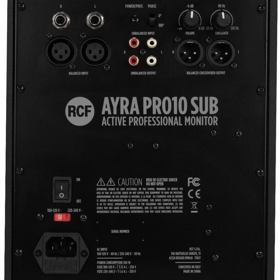 Активний сабвуфер RCF AYRA PRO 10S RC-1511 фото