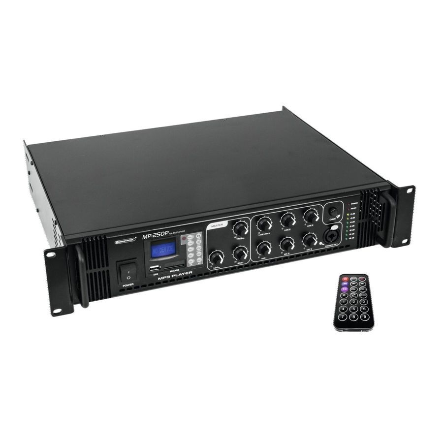 Трансляционный усилитель Omnitronic MP250P (80709641) OM-0885 фото