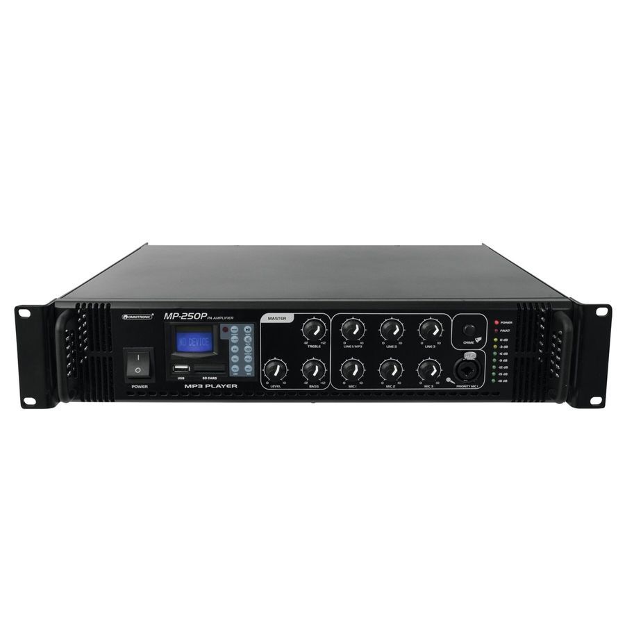 Трансляционный усилитель Omnitronic MP250P (80709641) OM-0885 фото