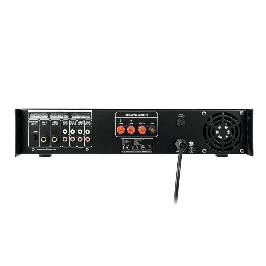 Трансляционный усилитель Omnitronic MP250P (80709641) OM-0885 фото