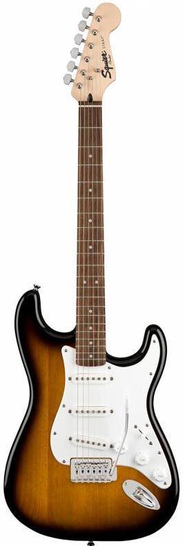 SQUIER by FENDER STRATOCASTER PACK LR BROWN SUNBURST GIG BAG 10G - 230V EU Гітарний набір SQ-0201 фото