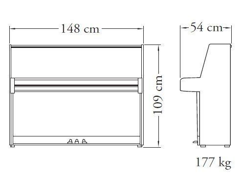 Пианино YAMAHA JU109 PE YA-0124 фото
