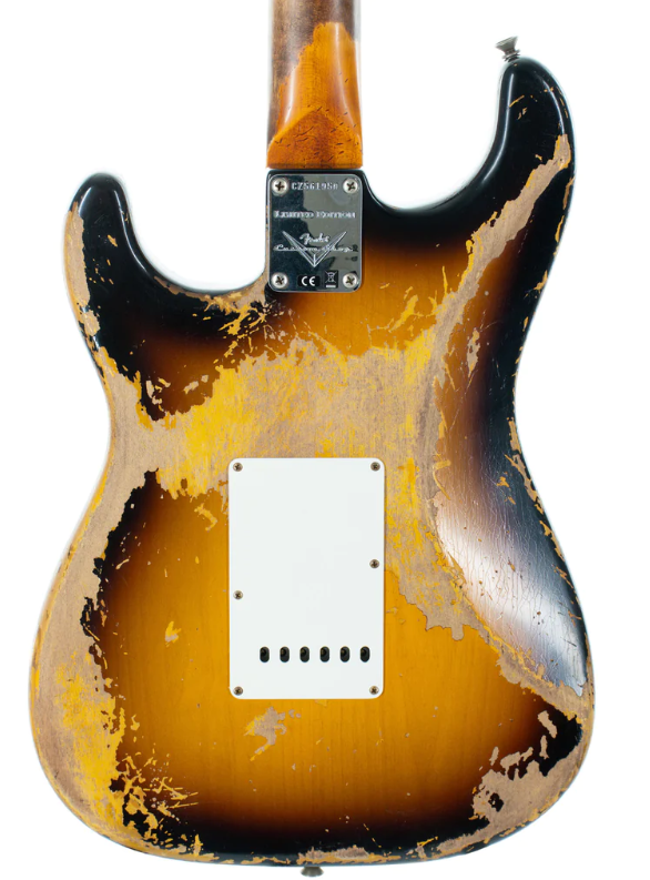 FENDER CUSTOM SHOP LIMITED EDITION DUAL-MAG II STRAT HEAVY RELIC SUPER FADED AGED 3-COLOR SUNBURST Электрогитара FE-0312 фото