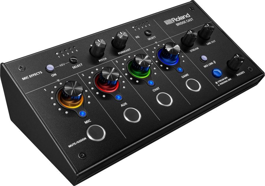 Игровой аудиомикшер Roland BRIDGE CAST Черный RO-2891 фото