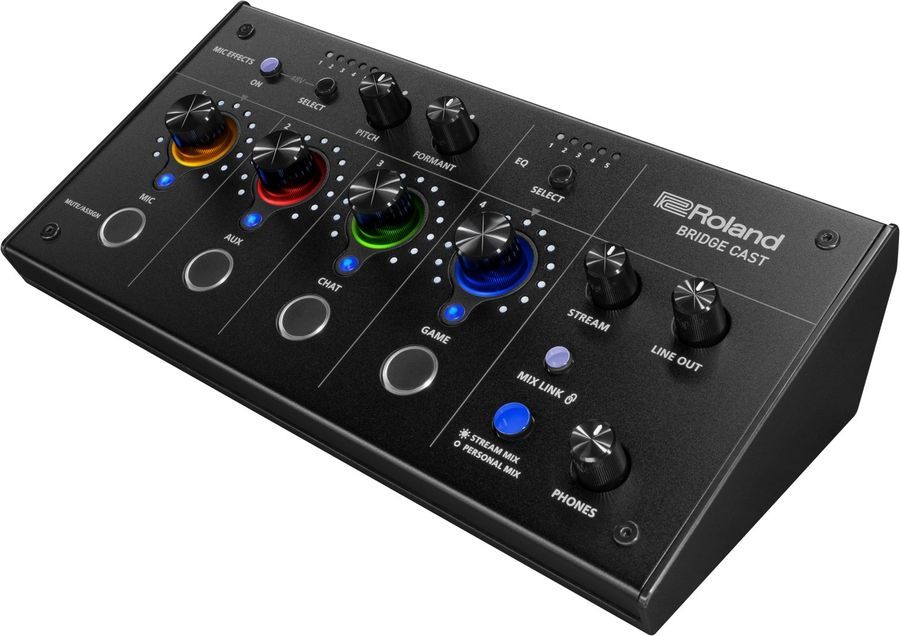 Игровой аудиомикшер Roland BRIDGE CAST Черный RO-2891 фото