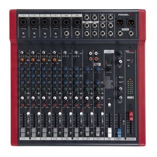 Портативний аналоговий 12-канальний мікшер з FX і USB Proel MQ12USB PR-6571 фото