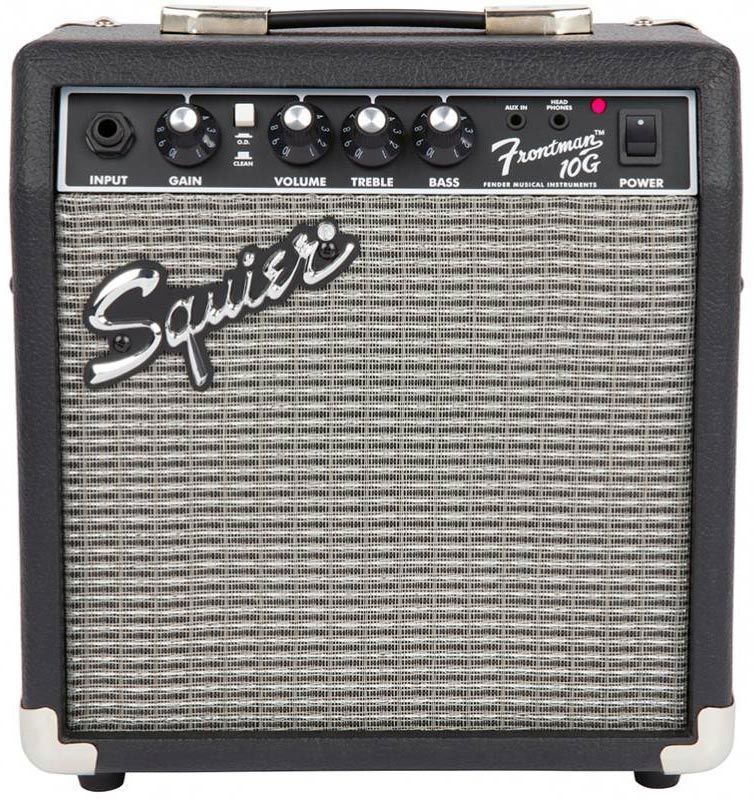 SQUIER by FENDER STRATOCASTER PACK LR BLACK GIG BAG 10G - 230V EU Гітарний набір SQ-0200 фото