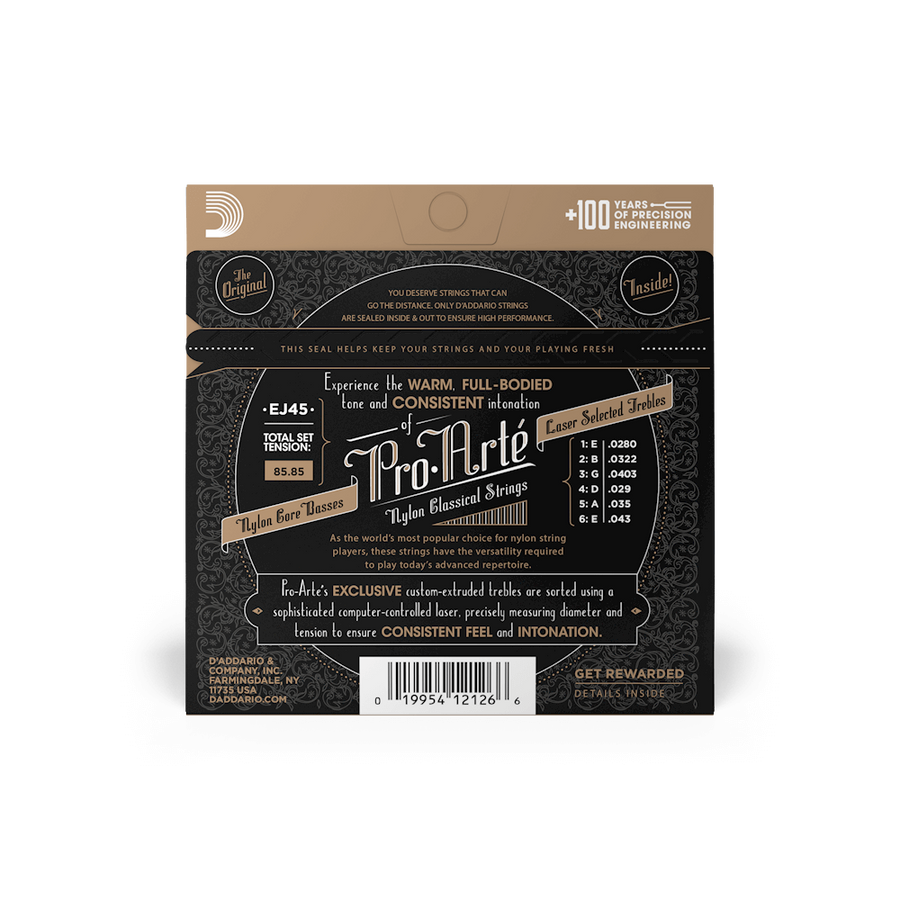 Струни для гітари D'Addario EJ45 PRO-ARTE NORMAL TENSION DA-0002 фото