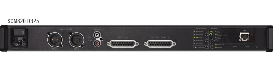 Цифровой автоматический микрофонный микшер Shure SCM820EDB25 SH-1494 фото