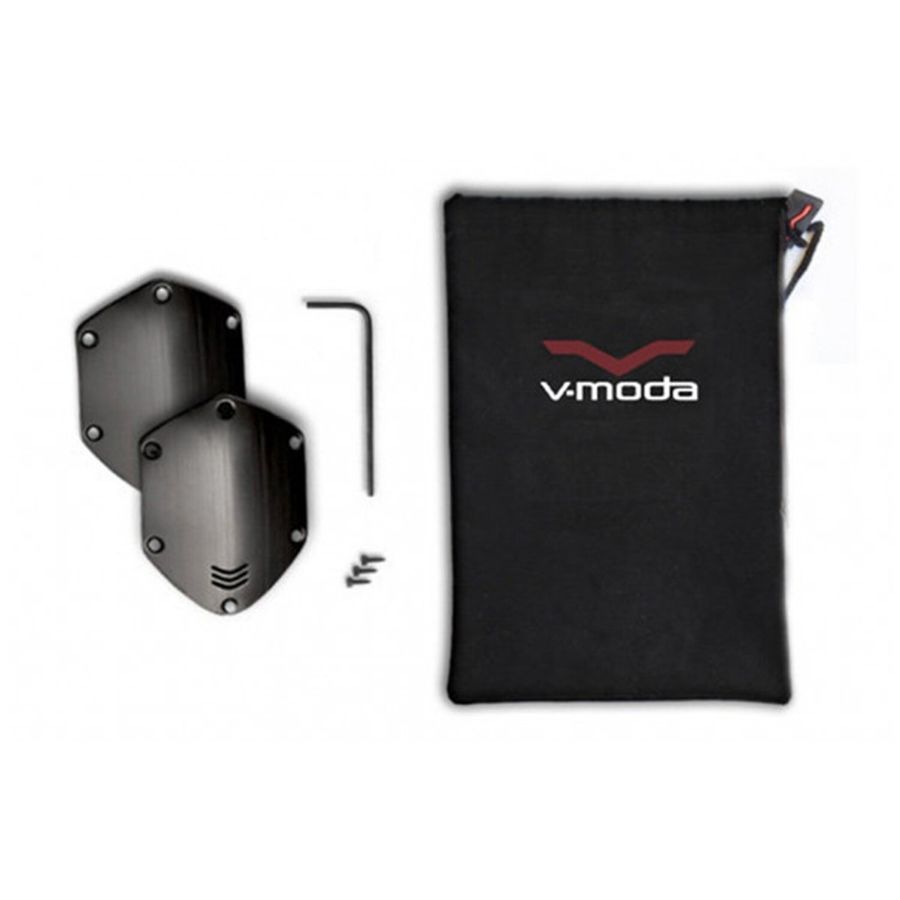 Щитки для наушников V-Moda On ear shield kit - Brush Metal Black VM-0024 фото