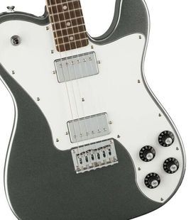 SQUIER by FENDER AFFINITY SERIES TELECASTER DELUXE HH LR CHARCOAL FROST METALLIC Електрогітара SQ-0085 фото