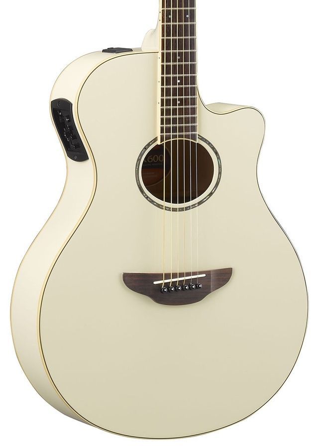 Електроакустична гітара YAMAHA APX600 VINTAGE WHITE YA-0322 фото