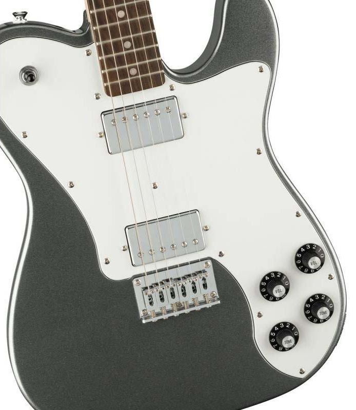 SQUIER by FENDER AFFINITY SERIES TELECASTER DELUXE HH LR CHARCOAL FROST METALLIC Электрогитара SQ-0085 фото