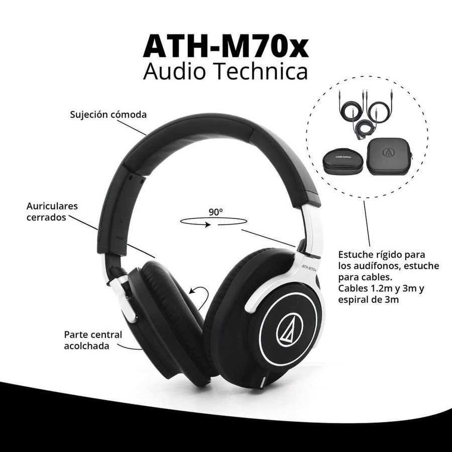 Наушники Audio-Technica ATH-M70x AT-0128 фото
