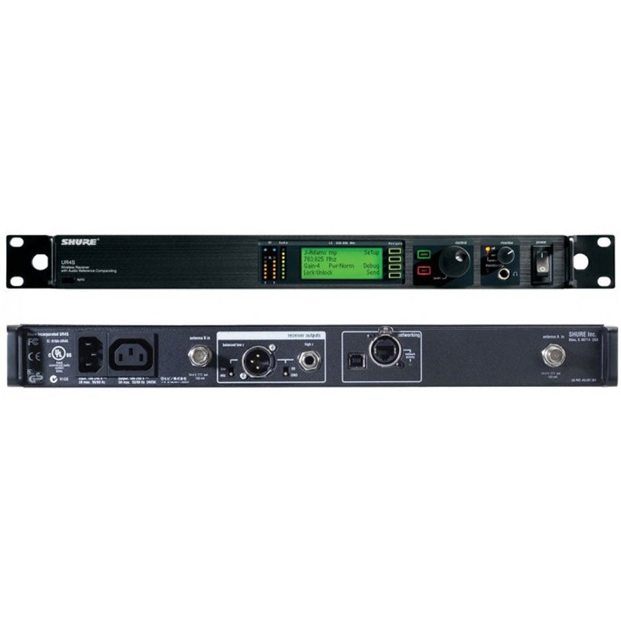 Цифровий радіоприймач Shure UR4S+R9 SH-1950 фото