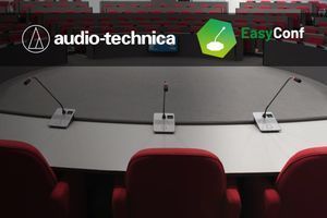 EasyConf и EasyCam полностью интегрируются с Audio-Technica. фото