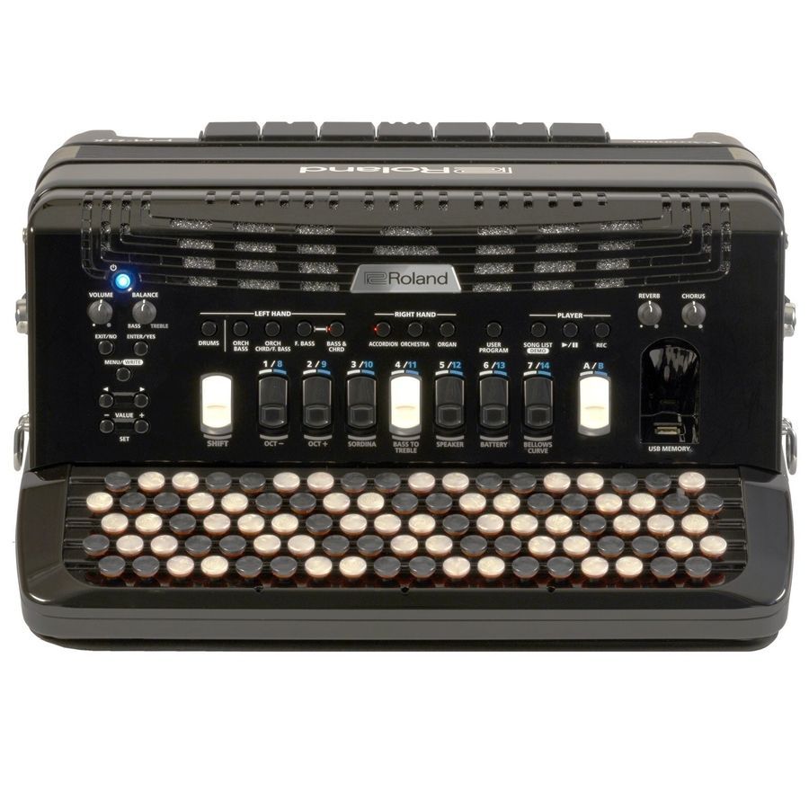 Цифровой баян Roland FR4XB-BK Черный матовый RO-2159 фото
