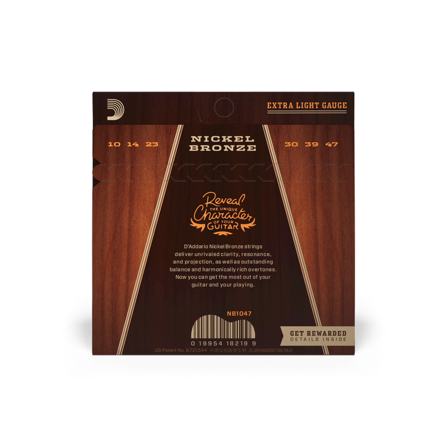 Струни для акустичної гітари D'Addario NB1047 DA-0005 фото