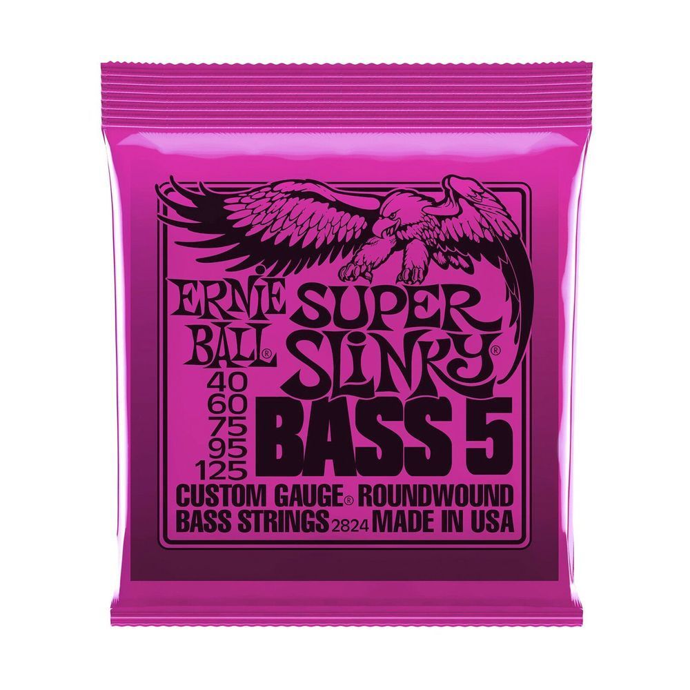 Струни для бас-гітари 40-125 Ernie Ball P02824 EB-0002 фото